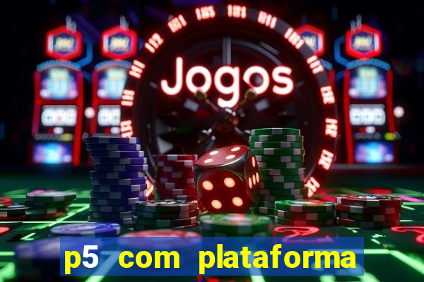 p5 com plataforma de jogos